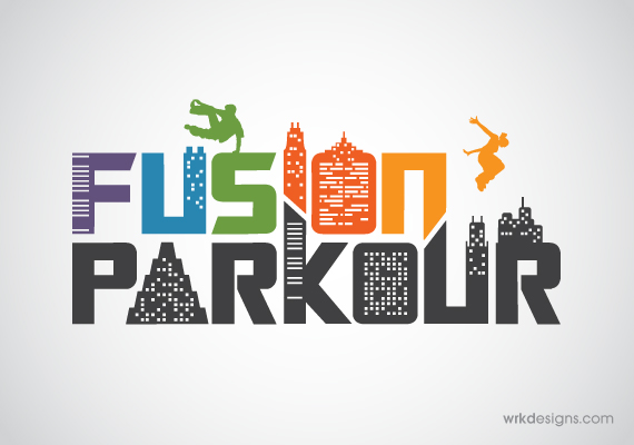 Fusion Parkour Logo Design - WRKDesigns