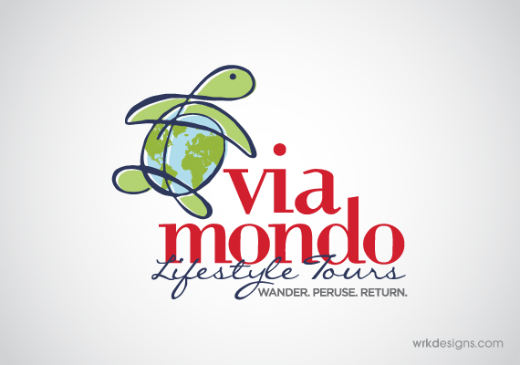 Via Mondo Logo Design - WRKDesigns