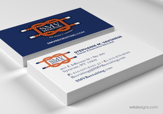SMV Recruiting Business Card Design - WRKDesigns